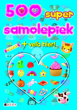 500 super samolepiek - modrá