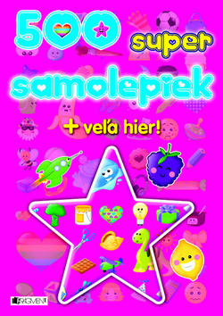 500 super samolepiek - ružová