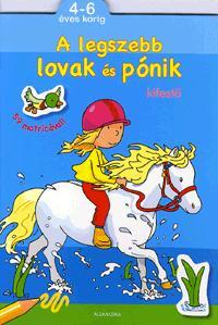 A legszebb lovak és pónik - kifestő