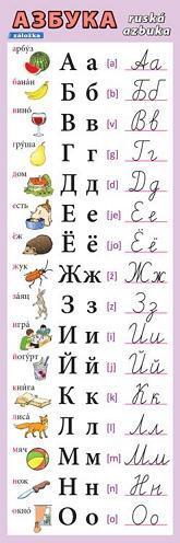 Kniha Záložka – Ruská azbuka