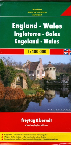 Anglicko, Wales 1:400 000 Automapa