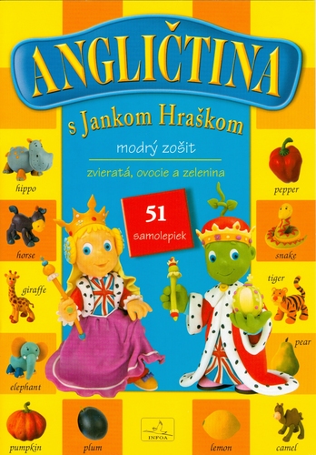 Kniha Angličtina s Jankom Hráškom modrý zošit - Malgorzata Pilarczyk,Dorota Wolska