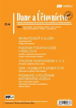 Dane a účtovníctvo 4 2014