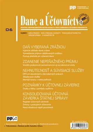 Dane a Účtovníctvo 6 2014