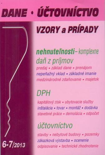 Dane, účtovníctvo vzory a prípady 6-7 2013