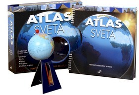 Atlas sveta s glóbusom