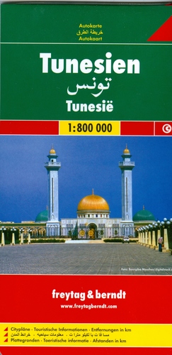 Automapa Tunisko 1:800 000
