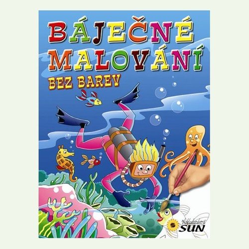 Báječné malování bez barev(modrá)