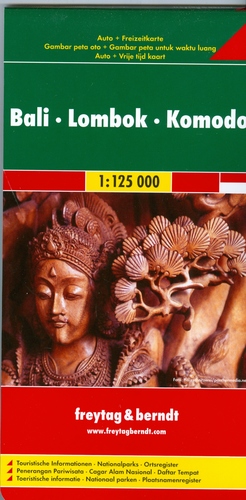 Bali, Lombok, Komodo 1:125 000 Automapa