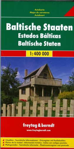 Baltické štáty 1:400 000 Automapa