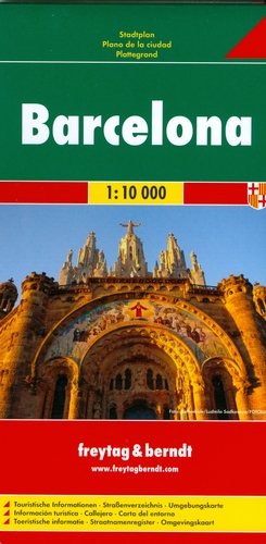 Barcelona - mapa mesta 1:10 000 FB
