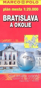 Bratislava a okolie plan mesta