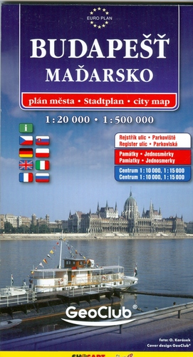 Budapešť + Maďarsko 1:20 000/1:500 000 Automapa