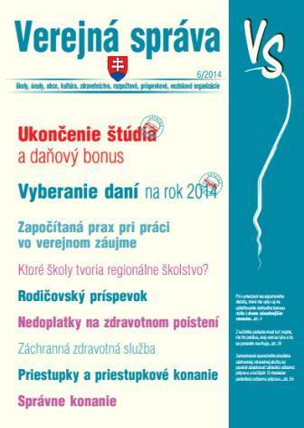 Verejná správa 6 2014