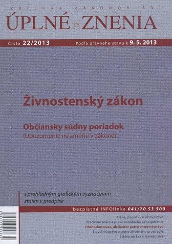 Úplné znenia 22 2013