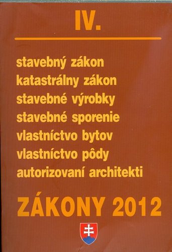 Zákony 2012 IV