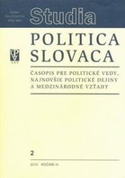 Studia politica Slovaca č. 1 2012