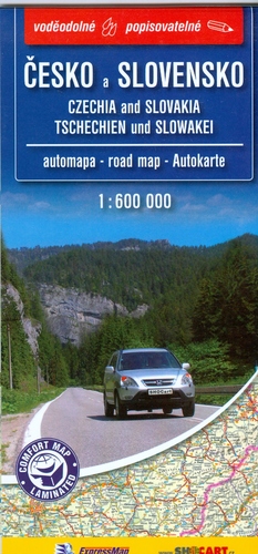 Česko a Slovensko 1:600 000 - automapa