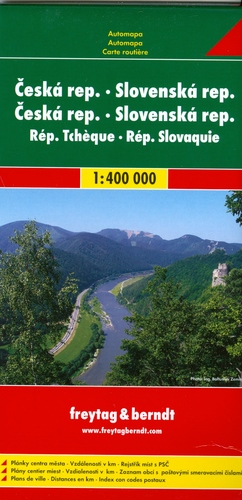 Česká republika, Slovenská republika 1:400 000
