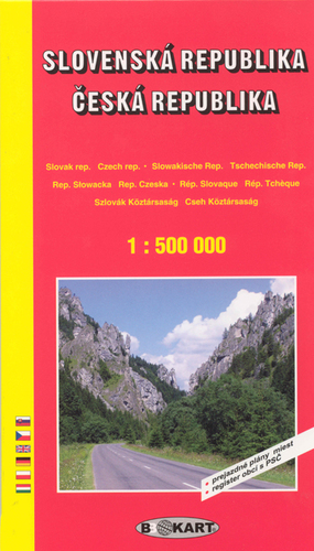 Automapa SR/ČR 1:500 000