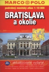 Bratislava a okolie atlas 1:10 000