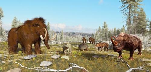 3D panoráma Ice age