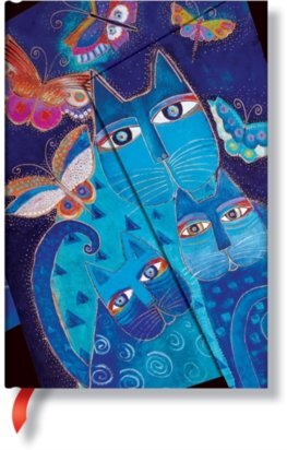 Zápisník Paperblanks Blue Cats & Butterflies Mini Linkovany