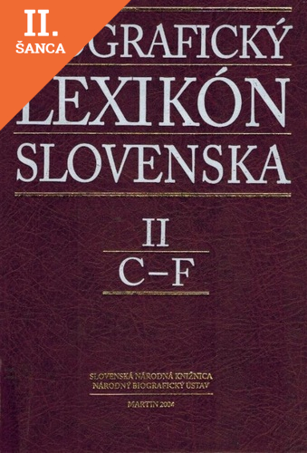 Lacná kniha Biografický lexikón Slovenska II (C - F)