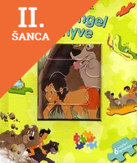 Lacná kniha A dzsungel könyve - puzzle könyv