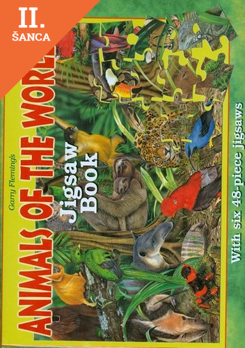 Lacná kniha Animals of the World (puzzle)