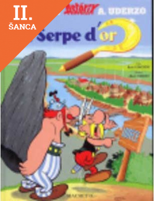Lacná kniha Asterix La serpe d´or