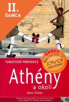 Lacná kniha Athény a okolí - turistický průvodce + DVD
