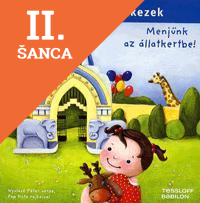 Lacná kniha Beszélő babakezek - Menjünk az állatkertbe