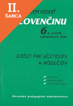 Lacná kniha Budem vedieť slovenčinu-6.r.ZŠ-pre učiteľov a rodi