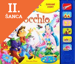 Lacná kniha Čarovné zvuky - Pinocchio