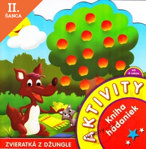 Lacná kniha Aktivity - Zvieratká z džungle