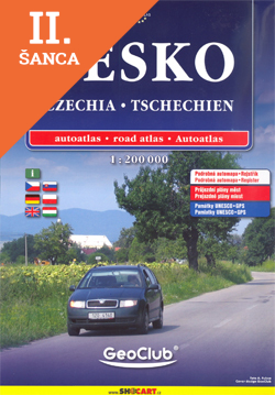 Lacná kniha Autoatlas Česko 1:200 000