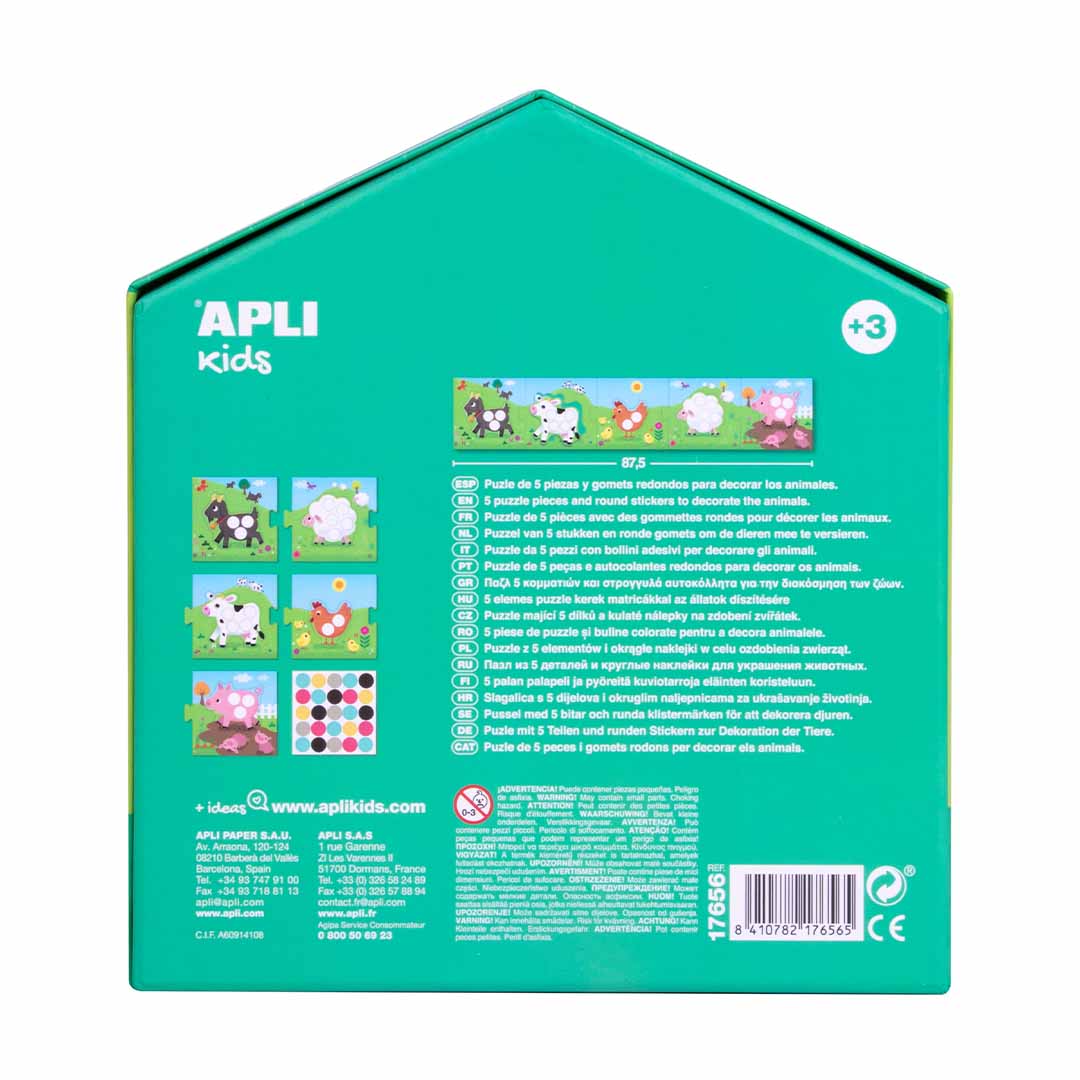 APLI Moje prvé Puzzle s nálepkami