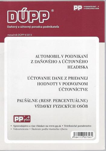 Daňový a účtovný poradca podnikateľa 9 2013