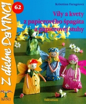 DaVinci 62 Víly a kvety z papierového špagáta a papierovej stuhy