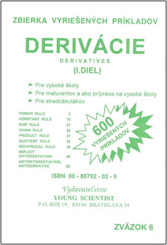 Derivácie I.diel zväzok.6