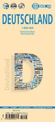 Deutschland / Germany 1 : 800 000 (Borch Maps)