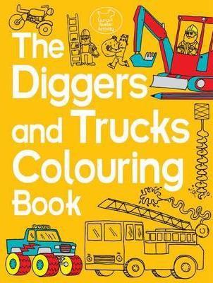 Diggers and Trucks Colouring Book
