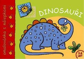 Dinosauři - omalovánka s nálepkami