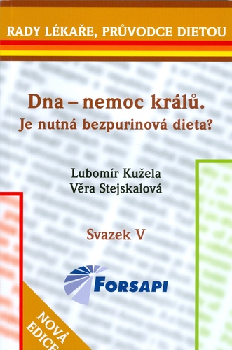 Kniha Dna - nemoc králů Je nutná bezpurinová dieta?