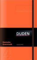 Duden 4 Deutsche Grammatik