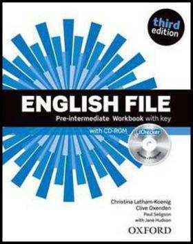 English File 3rd Edition Pre-Intermediate - Workbook with key + CD