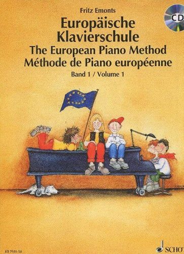 Europäische Klavierschule + CD - The European Piano Method