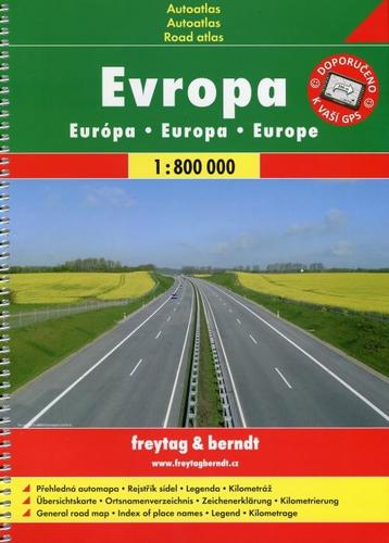 Evropa 1:800 000 - autoatlas