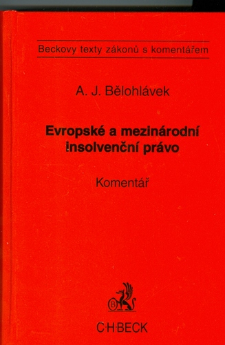 Evropské a mezinárodní insolveční právo